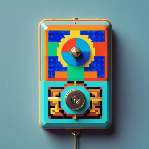 transistor,music box,doorbell,abstract retro,handheld game console,portable electronic game,transistor checking,toy cash register,ipod nano,electronic musical instrument,digital bi-amp powered loudspeaker,pixel cube,gamecube,portable media player,beautiful speaker,radio-controlled toy,game joystick,experimental musical instrument,game boy,ohm meter,Unique,Pixel,Pixel 01