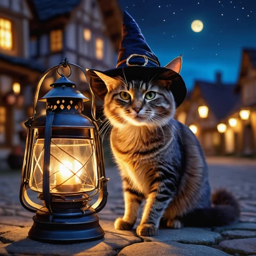 halloween cat,magical adventure,magical,cat sparrow,celebration of witches,wizard,cat image,cat european,witch's hat,witch hat,witches,witch broom,cute cat,fantasy picture,cat vector,witch,candle wick,oktoberfest cats,fairy tale character,hogwarts,Photography,General,Realistic