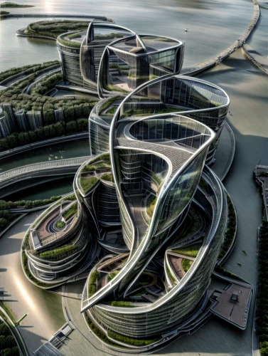 futuristic architecture,autostadt wolfsburg,largest hotel in dubai,artificial island,tallest hotel dubai,futuristic landscape,futuristic art museum,solar cell base,kirrarchitecture,chinese architecture,abu dhabi,smart city,jumeirah,tianjin,abu-dhabi,urban development,skyscapers,3d rendering,arhitecture,dhabi