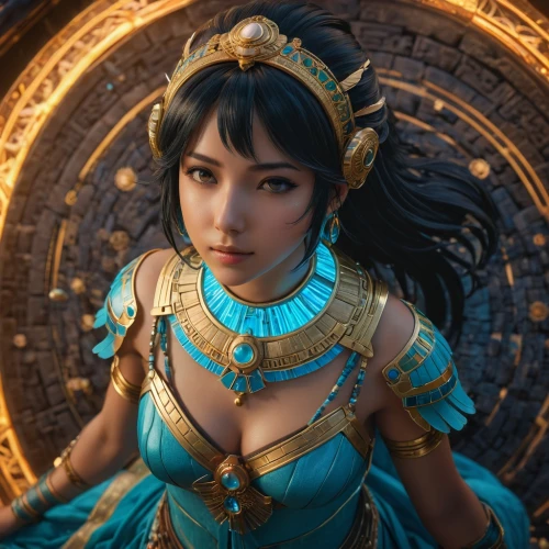 cleopatra,ancient egyptian girl,fantasy woman,lakshmi,artemisia,blue enchantress,fantasy portrait,priestess,asian costume,maya,female warrior,goddess of justice,aladha,ancient costume,warrior woman,oriental princess,full hd wallpaper,jaya,mulan,sorceress,Photography,General,Fantasy