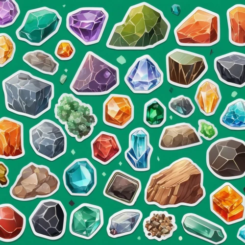 colored stones,gemstones,crystals,background with stones,minerals,precious stones,stone background,gemstone,colored rock,diamond wallpaper,gemswurz,semi precious stones,healing stone,diamond background,glass blocks,rock crystal,collected game assets,natural stones,rocks,smooth stones,Unique,Design,Sticker
