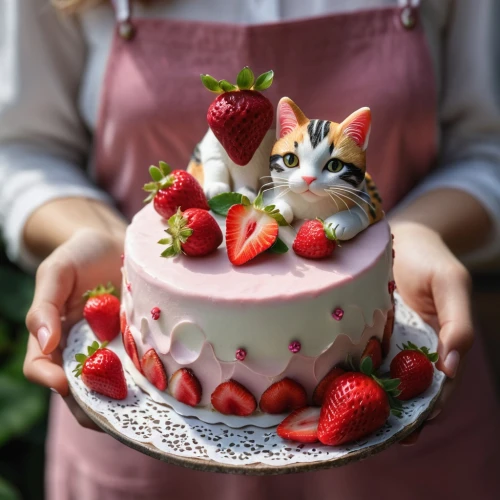 strawberries cake,strawberrycake,sweetheart cake,strawberry dessert,little cake,strawberry tart,strawberry pie,petit gâteau,tea party cat,a cake,cake decorating,fondant,buttercream,strawberry roll,bowl cake,torte,cherrycake,pastry chef,reibekuchen,strawberry,Photography,General,Natural