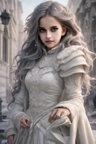 white rose snow queen,the snow queen,suit of the snow maiden,fairy tale character,white lady,victorian lady,female doll,pale,snow white,rapunzel,ice queen,winter rose,cinderella,vampire lady,vampire woman,porcelain rose,white winter dress,fantasy woman,fantasy portrait,winterblueher,Photography,Realistic