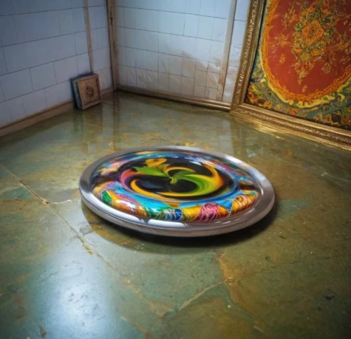 floor fountain,rangoli,murukku,dharma wheel,floral rangoli,pookkalam,idiyappam,floor tiles,ceramic floor tile,tibetan bowl,vajrasattva,handpan,tile flooring,floor,stone floor,tibetan,whirlpool pattern,saman rattanaram temple,circle paint,prayer rug