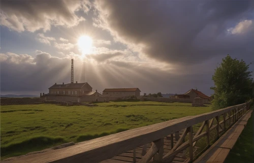 god rays,wooden church,pilgrimage church of wies,sunrays,rubjerg knude lighthouse,northen light,sun rays,light rays,sun through the clouds,rays of the sun,dutch landscape,beam of light,sunbeams,fortified church,home landscape,normandy,sunbeams protruding through clouds,lens flare,sun ray,sunray,Photography,General,Realistic