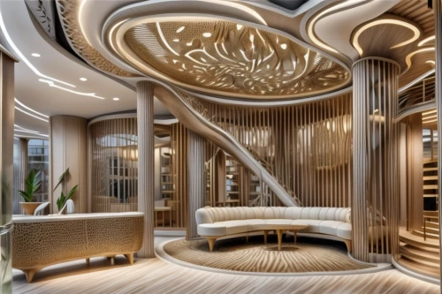 luxury home interior,interior design,interior modern design,interior decoration,modern decor,luxury hotel,circular staircase,ufo interior,winding staircase,penthouse apartment,contemporary decor,ceiling construction,interiors,largest hotel in dubai,patterned wood decoration,spiral staircase,luxury property,oasis of seas,art deco,interior decor