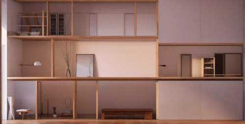 room divider,bookcase,an apartment,shelving,apartment,walk-in closet,bookshelves,shelves,shared apartment,sliding door,cubic house,bookshelf,cabinetry,storage cabinet,archidaily,dolls houses,frame house,one-room,hallway space,sky apartment,Photography,General,Realistic