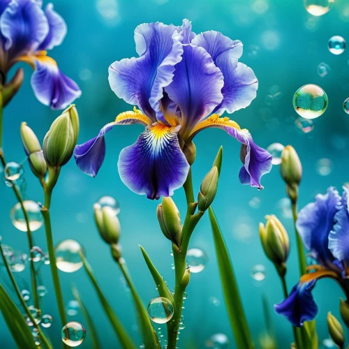blue petals,blue flowers,water flower,blue flower,flower water,dew drops on flower,blue violet,flower of water-lily,irises,beautiful flower,flowers png,flower background,lily water,violet flowers,purple irises,beautiful flowers,splendor of flowers,waterdrops,colorful flowers,pond flower,Photography,General,Realistic