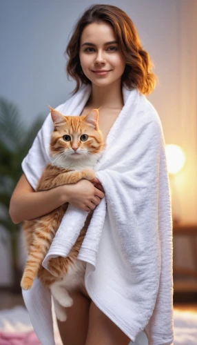 towel,in a towel,bathrobe,cat image,towels,cute cat,kat,kitchen towel,guest towel,cat in bed,cat lovers,cat,cat vector,cat european,puss,cat mom,she-cat,pet,pajamas,tabby cat,Photography,General,Commercial