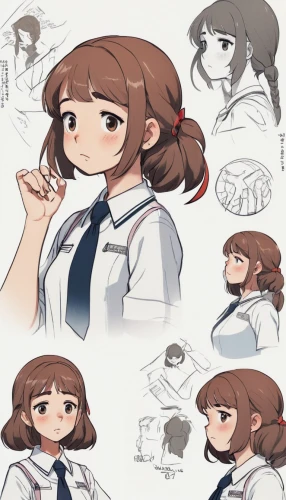 nurse uniform,honmei choco,hairstyles,the long-hair cutter,akko,girl studying,cinnamon girl,hojicha,chef's uniform,female nurse,waitress,hiyayakko,chara,kantai collection sailor,main character,layered hair,hair ribbon,girl with speech bubble,mari makinami,tying hair,Unique,Design,Character Design