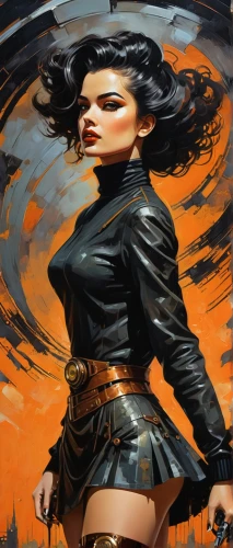 rosa ' amber cover,femme fatale,transistor,renegade,goth woman,black widow,sci fiction illustration,fantasy woman,dark angel,fantasy art,mystery book cover,world digital painting,vampire woman,huntress,bad girl,fantasy portrait,sorceress,katana,steampunk,swordswoman