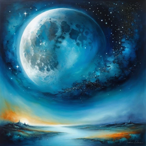 lunar landscape,blue moon,moon phase,moon and star background,moonlit night,moonbeam,celestial bodies,jupiter moon,hanging moon,phase of the moon,blue moon rose,moons,moonlit,moon night,galilean moons,herfstanemoon,moonscape,celestial body,moon,moon and star,Conceptual Art,Daily,Daily 32