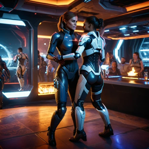 symetra,valerian,community connection,nova,passengers,neottia nidus-avis,andromeda,dancing couple,ship releases,infiltrator,fighting poses,into each other,scifi,dance club,sci fi,merc,sterntaler,sci - fi,sci-fi,data exchange,Photography,General,Sci-Fi