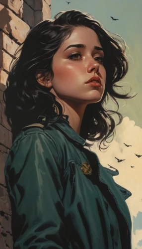 rosa ' amber cover,katniss,detail shot,fantasy portrait,sci fiction illustration,joan of arc,birds of prey,digital painting,birds of prey-night,mystery book cover,mina bird,painting work,mulan,portrait background,girl with speech bubble,heroic fantasy,little girl in wind,illustrator,eglantine,game illustration,Illustration,American Style,American Style 08