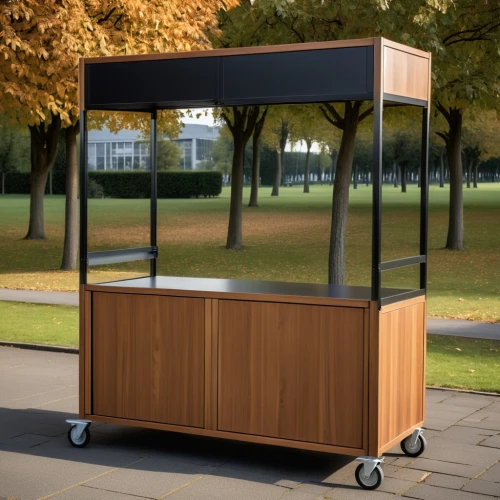 kitchen cart,ice cream cart,vending cart,sales booth,kiosk,coffeetogo,ice cream stand,wine cooler,courier box,pop up gazebo,barrel organ,metal cabinet,gepaecktrolley,bus shelters,will free enclosure,chiffonier,open-plan car,sideboard,storage cabinet,movable,Photography,General,Realistic