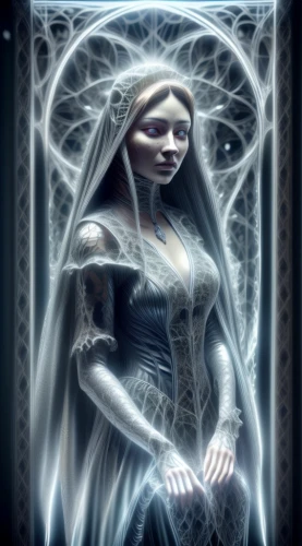 veil,gothic portrait,priestess,sorceress,gothic woman,mirror of souls,the enchantress,dead bride,the snow queen,ice queen,celtic queen,dark elf,vampire woman,bridal veil,celtic harp,fantasy portrait,queen of the night,queen cage,magic mirror,elven