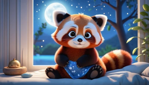 winter background,red panda,christmas snowy background,cute cartoon image,cute fox,winter animals,christmas fox,snow scene,christmasbackground,cute cartoon character,adorable fox,night snow,christmas movie,little fox,warm and cozy,christmas wallpaper,cute animals,cute animal,christmas background,snowfall,Unique,3D,3D Character