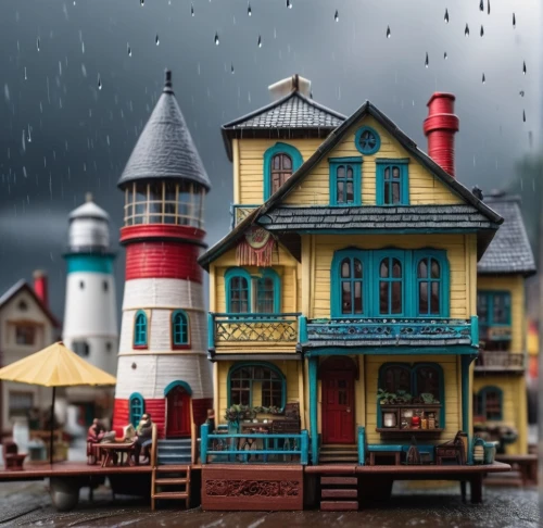 miniature house,dolls houses,wooden houses,doll house,houses clipart,rainy day,stilt houses,little house,popeye village,doll's house,seaside resort,building sets,crooked house,children's playhouse,dollhouse,house by the water,the gingerbread house,gingerbread houses,wooden house,house of the sea,Photography,General,Fantasy