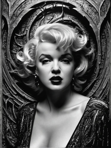 marylin monroe,marilyn,marylyn monroe - female,merilyn monroe,madonna,art deco frame,femme fatale,gena rolands-hollywood,film noir,art deco woman,photomontage,pencil drawings,vintage angel,ambrotype,pin ups,black and white photo,grayscale,gothic portrait,charcoal drawing,aphrodite,Photography,Artistic Photography,Artistic Photography 06