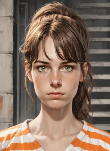 clementine,portrait of a girl,girl portrait,lori,the girl's face,worried girl,cinnamon girl,nora,lilian gish - female,portrait background,lara,orange,woman face,laurie 1,vanessa (butterfly),croft,child girl,piper,child portrait,young woman,Digital Art,Comic