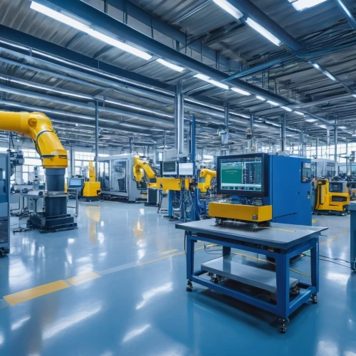 industry 4,machine tool,manufacturing,industrial robot,danger overhead crane,aerospace manufacturer,riveting machines,manufactures,industrial security,factory hall,automation,noise and vibration engineer,manufacture,yellow machinery,bandsaws,machinery,ti plant,industrial fair,industrial design,office automation