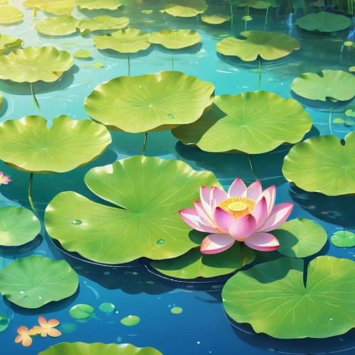 lotus on pond,water lotus,water lilies,waterlily,pond flower,water lily,lotus pond,lotus flowers,lily pond,water flower,flower of water-lily,lily water,lotuses,water lilly,lily pads,white water lilies,flower water,lily pad,giant water lily,lilly pond,Illustration,Japanese style,Japanese Style 01