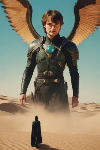 the archangel,valerian,viewing dune,dune,the sphinx,archangel,guardian angel,angels of the apocalypse,angel of death,falcon,king of the ravens,sand timer,dark angel,god of thunder,bird of prey,believe can fly,sphinx pinastri,birds of prey,luke skywalker,messenger of the gods,Photography,Cinematic