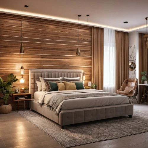 modern room,modern decor,patterned wood decoration,contemporary decor,sleeping room,wooden wall,wood flooring,interior decoration,bedroom,interior modern design,search interior solutions,laminated wood,interior design,great room,guest room,room divider,wood wool,laminate flooring,3d rendering,bed frame,Photography,General,Realistic