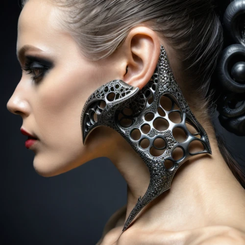 biomechanical,body jewelry,steampunk gears,earring,jewellery,jewelry（architecture）,artificial hair integrations,double helix,openwork,earrings,jewelry florets,jewelry,bridal accessory,filigree,accessory,adornments,gears,hair accessory,telephone accessory,steampunk