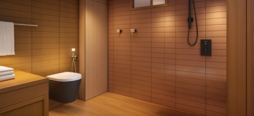 japanese-style room,modern minimalist bathroom,luxury bathroom,wooden sauna,sauna,shower base,bathroom,ryokan,bathroom accessory,spa items,the tile plug-in,bathroom cabinet,laundry room,shower door,shower bar,bathtub accessory,3d rendering,washroom,rest room,modern room