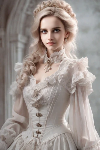 victorian lady,female doll,white rose snow queen,bridal clothing,victorian style,white lady,fairy tale character,porcelain dolls,suit of the snow maiden,porcelain doll,doll's house,doll's facial features,dress doll,bodice,the victorian era,princess sofia,doll figure,gothic portrait,pale,victorian fashion,Photography,Realistic