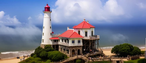 red lighthouse,lighthouse,electric lighthouse,rubjerg knude lighthouse,light house,crisp point lighthouse,petit minou lighthouse,seaside resort,maiden's tower views,house of the sea,fairytale castle,ghost castle,azenhas do mar,fairy tale castle,sand castle,viña del mar,crimea,romania,westerhever,lifeguard tower,Photography,General,Fantasy