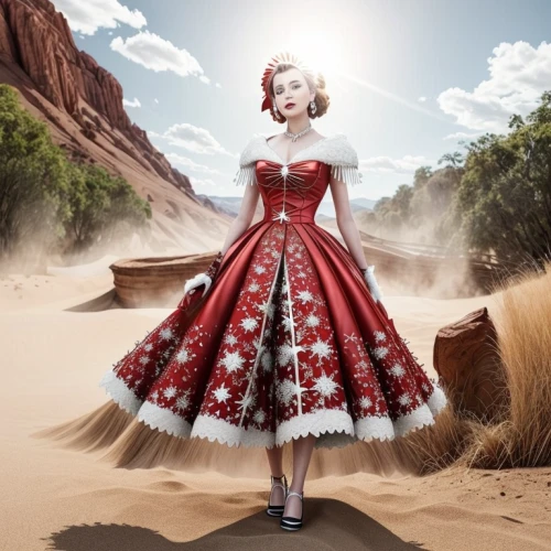 hoopskirt,vintage dress,overskirt,country dress,vintage woman,doll dress,red-hot polka,pin up christmas girl,vintage doll,vintage girl,desert rose,vintage fashion,red hot polka,retro christmas lady,vintage women,digital compositing,queen of hearts,valentine day's pin up,crinoline,girl in a long dress