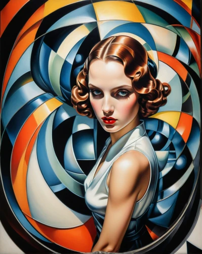 art deco woman,david bates,art deco frame,art deco,girl with a wheel,art deco ornament,art deco wreaths,glass painting,vintage art,girl with cereal bowl,art deco background,dartboard,girl in a wreath,pin ups,retro pin up girl,flapper,meticulous painting,pin-up girl,ann margarett-hollywood,lilian gish - female,Conceptual Art,Fantasy,Fantasy 13