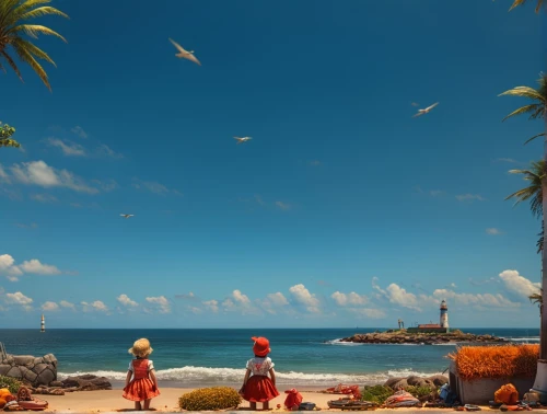 seaside resort,seaside country,cuba background,bird island,seaside,dream beach,beach scenery,summer background,caribbean beach,beach landscape,beach background,santa claus at beach,paradise beach,beautiful beaches,tropical birds,storks,summer beach umbrellas,aruba,seaside view,sea-shore,Photography,General,Fantasy