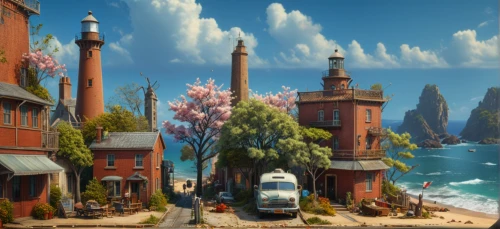 cartoon video game background,seaside resort,popeye village,fantasy city,aurora village,the disneyland resort,fantasy landscape,resort town,disneyland park,travel destination,fantasy world,children's background,background images,an island far away landscape,fantasy picture,3d fantasy,background image,home landscape,studio ghibli,bogart village,Photography,General,Fantasy