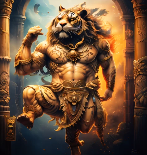 forest king lion,hanuman,minotaur,lord shiva,lion's coach,tribal bull,zodiac sign leo,barong,god shiva,lion father,cat warrior,shiva,nataraja,ramayan,barbarian,lion,skeezy lion,vishuddha,stone lion,sun god