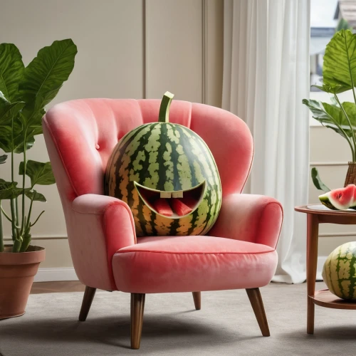 watermelon umbrella,watermelon pattern,watermelon painting,floral chair,decorative pumpkins,decorative squashes,watermelon wallpaper,watermelon,soft furniture,cut watermelon,danish furniture,sliced watermelon,home accessories,watermelons,watermelon background,amaryllis family,giant rhubarb,sofa set,etlingera corneri,seating furniture,Photography,General,Realistic