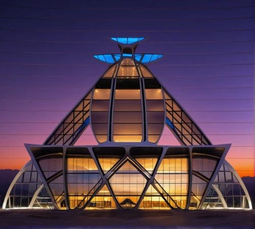 glass pyramid,futuristic art museum,futuristic architecture,russian pyramid,stadium falcon,pyramid,glass building,autostadt wolfsburg,electric tower,science world,pyramids,temple fade,odaiba,museum of science and industry,botswana,glass facade,convention center,impact tower,maximilianeum,temples,Photography,General,Realistic