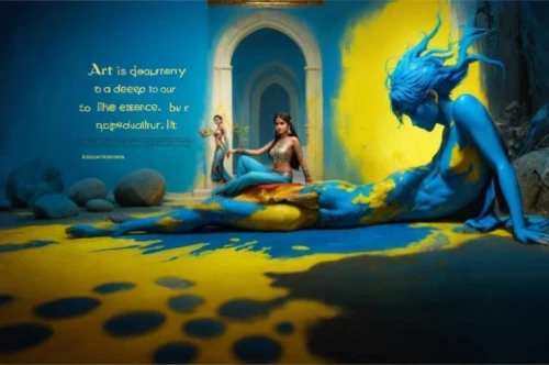antasy,majorelle blue,blue enchantress,fantasy picture,fairy tales,aladin,fairytales,fantasia,children's fairy tale,fairy tale character,aladha,cd cover,orangina,fairy tale,fantasy art,advertising campaigns,alice,wall painting,yellow and blue,background image