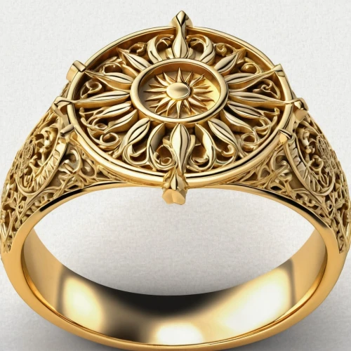 ring with ornament,golden ring,lord who rings,circular ring,ring jewelry,gold rings,wedding ring,gold filigree,pre-engagement ring,ring,nuerburg ring,solo ring,engagement ring,finger ring,fire ring,gold spangle,extension ring,yellow-gold,compass rose,gold jewelry,Illustration,Realistic Fantasy,Realistic Fantasy 42