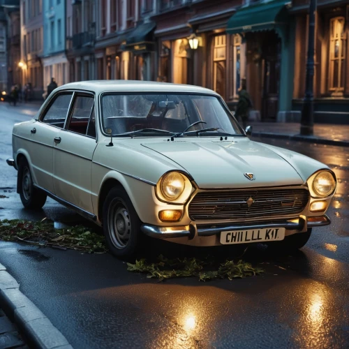 austin allegro,moskvitch 412,polski fiat 125p,triumph dolomite,vaz-2107,vaz-2101,renault 8,zastava 750,dacia 1300,peugeot 204,moskvitch 400-420,autobianchi a112,fiat 125,opel record coupe,renault 12,ford cortina,peugeot 404,ford taunus,fiat 127,renault 18,Photography,General,Realistic