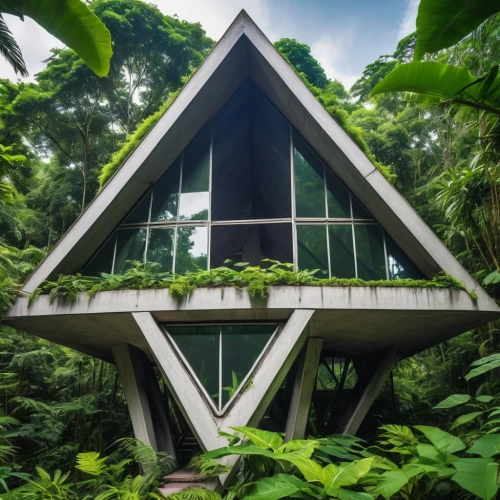 tropical house,cube house,forest chapel,cubic house,frame house,house in the forest,mirror house,costa rica,cube stilt houses,futuristic architecture,modern architecture,mid century house,asian architecture,glass pyramid,outdoor structure,dunes house,island church,timber house,modern house,eco hotel,Photography,General,Realistic