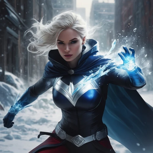 winterblueher,elsa,the snow queen,ice queen,avenger,super heroine,eternal snow,cg artwork,aurora,nova,show off aurora,white rose snow queen,glory of the snow,fantasy woman,thor,sprint woman,superhero background,captain marvel,electro,suit of the snow maiden,Conceptual Art,Fantasy,Fantasy 11