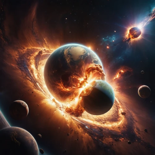 space art,planets,planetary system,alien planet,exoplanet,inner planets,fire planet,astronomy,celestial bodies,planet eart,outer space,alien world,planet,copernican world system,planetarium,gas planet,the solar system,solar system,universe,orbiting,Photography,General,Cinematic