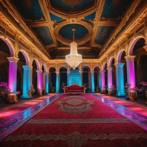 ballroom,ornate room,royal interior,mansion,marble palace,grand master's palace,the palace,persian architecture,event venue,treasure hall,europe palace,crown palace,palace,ottoman,city palace,great room,blue room,villa cortine palace,iulia hasdeu castle,napoleon iii style,Photography,General,Fantasy