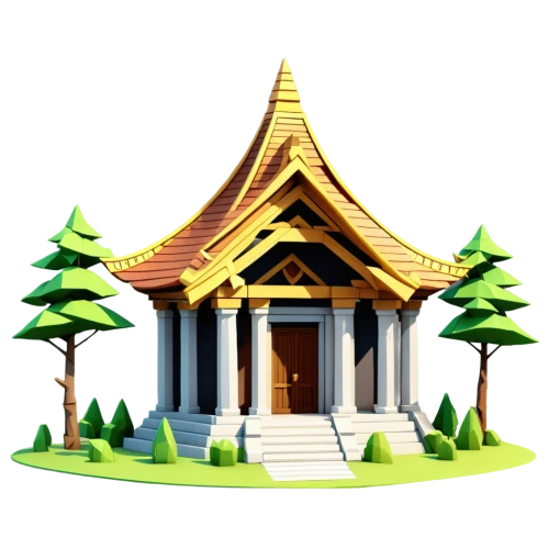 3d model,temple,3d render,crown render,miniature house,houses clipart,3d rendering,buddhist temple,asian architecture,gazebo,wooden church,hindu temple,pop up gazebo,background vector,thai temple,stone pagoda,3d rendered,3d modeling,wooden roof,japanese shrine