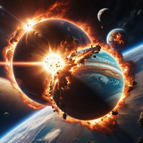 burning earth,doomsday,fire planet,meteorite impact,end of the world,the end of the world,armageddon,exoplanet,nuclear explosion,space art,explosion destroy,planet earth,asteroid,earth in focus,exo-earth,apocalypse,copernican world system,explosion,inner planets,asteroids,Photography,General,Realistic