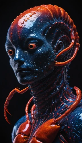 alien warrior,andromeda,alien,extraterrestrial,cgi,martian,et,aglais io,ringed-worm,scorpio,extraterrestrial life,cobra,eel,moray,nebula guardian,3d render,3d figure,triton,mantis,ilightmarine,Photography,Artistic Photography,Artistic Photography 11