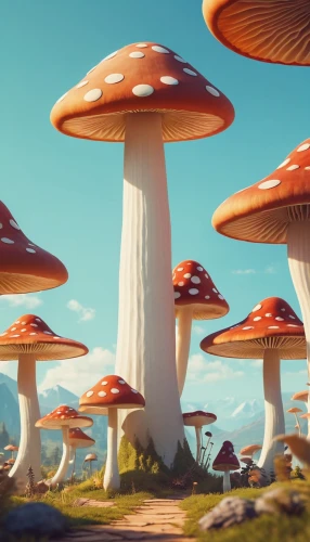 mushroom landscape,mushroom island,toadstools,mushrooms,club mushroom,umbrella mushrooms,forest mushrooms,brown mushrooms,cartoon forest,mushroom type,toadstool,mushrooms brown mushrooms,3d render,tree mushroom,champignon mushroom,edible mushrooms,scandia gnomes,parasols,mushrooming,forest mushroom,Photography,General,Realistic